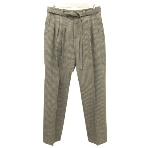 【中古】ビズビム VISVIM 24SS HAKAMA PANTS SANTOME ハカマ パンツ ストライプ 3 チャコール 0124105008017 【ベクトル 古着】 260313