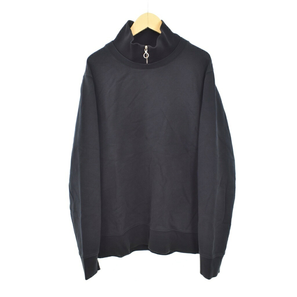 【中古】アクネ ストゥディオズ Acne Studios 15AW FUJI PREPPY PAW15 ハイネック ジップアップ ブルゾン スウェット トレーナー プルオーバー XXS 黒 ブラック ☆AA★ メンズ 【ベクトル 古着】 260405