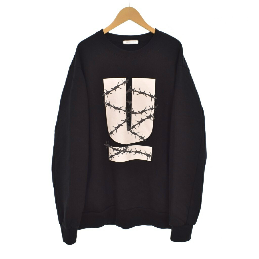 【中古】アンダーカバー UNDERCOVER 24AW SWEAT WiredU スウェット トレーナー プリント 5 黒 ブラック UP2D4804-2 ☆AA★ メンズ 【ベクトル 古着】 260407