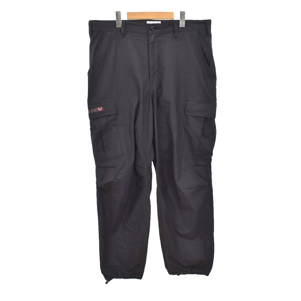 【中古】ダブルタップス WTAPS 24AW TROUSERS COTTON RIPSTOP ミリタリー リップストップ トラウザーズ カーゴパンツ 4 黒 ブラック 242WVDT-PTM01 メンズ 【ベクトル 古着】 260414｜ブランド古着ベクトルプレミアム店