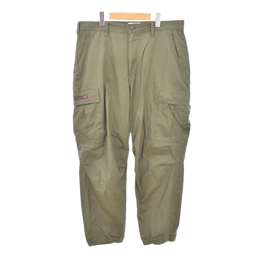 【中古】ダブルタップス WTAPS 24AW TROUSERS COTTON RIPSTOP ミリタリー リップストップ トラウザーズ カーゴパンツ 4 カーキ 242WVDT-PTM01 メンズ 【ベクトル 古着】 260414