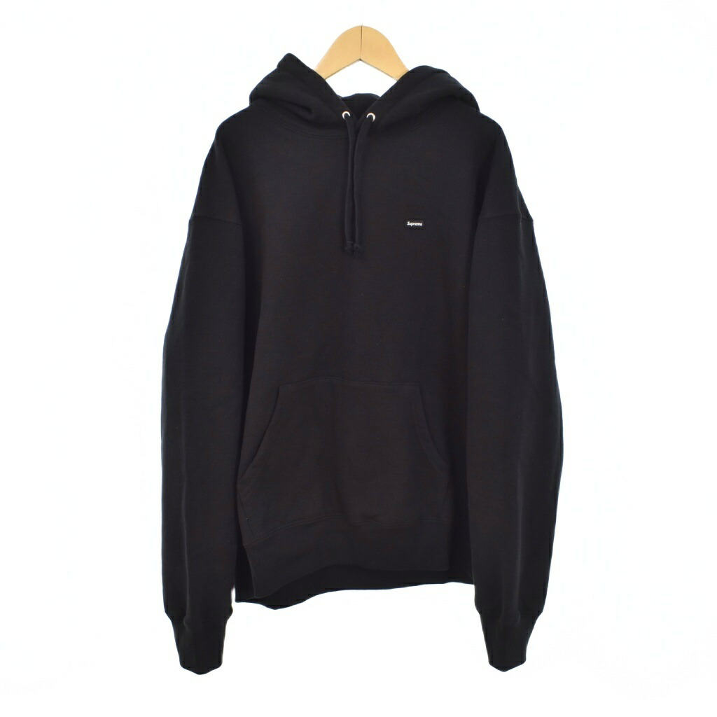 【中古】シュプリーム SUPREME 25SS Small Box Hooded Sweatshirt スモールボックスロゴ フーデッドスウェットシャツ パーカー フーディー M 黒 黒いこと メンズ 【ベクター 古着】 260414