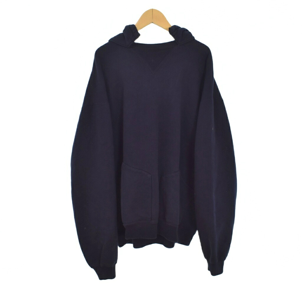 【中古】アプレッセ A.PRESSE エブリワン everyone Vintage Attached Hood Sweat Parka スウェット パーカー XL 紺 ネイビー 26SAP-05-90 メンズ 【ベクトル 古着】 260418｜ブランド古着ベクトルプレミアム店