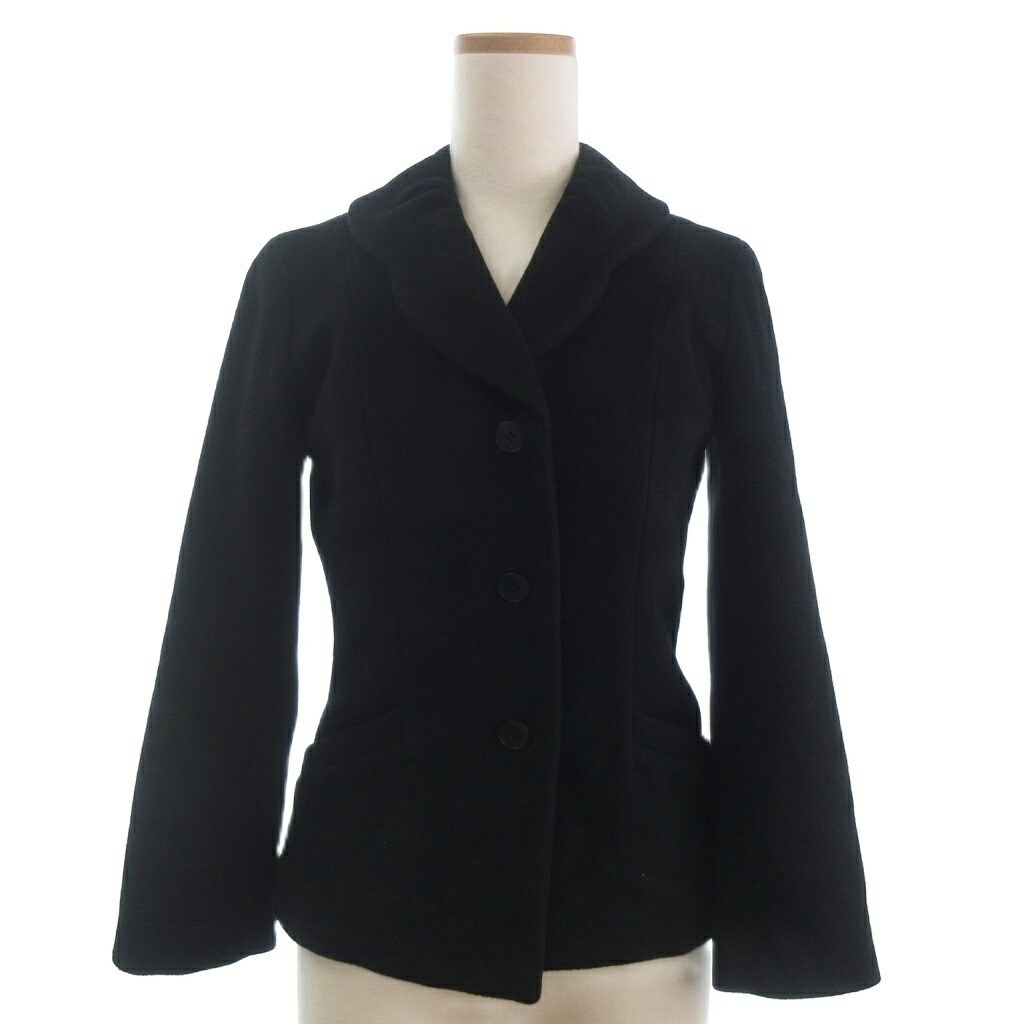 古着　agnes b　クロップドウールジャケット　ショート丈　フランス製 古着 agnes b クロップドウールジャケット ショート丈 フランス製 楽天