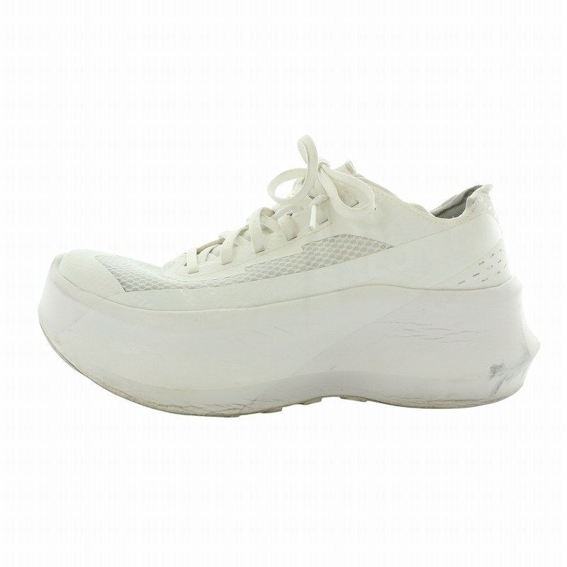 【中古】サロモン Salomon × コムデ給仕 COMME des GARCONS 24SS Phantasm スニーカー 厚底 置き目とり捨てる US7 24糎 白 白いこと 476718 /XZ ■GY35 レディース 【ベクター 古着】 250418