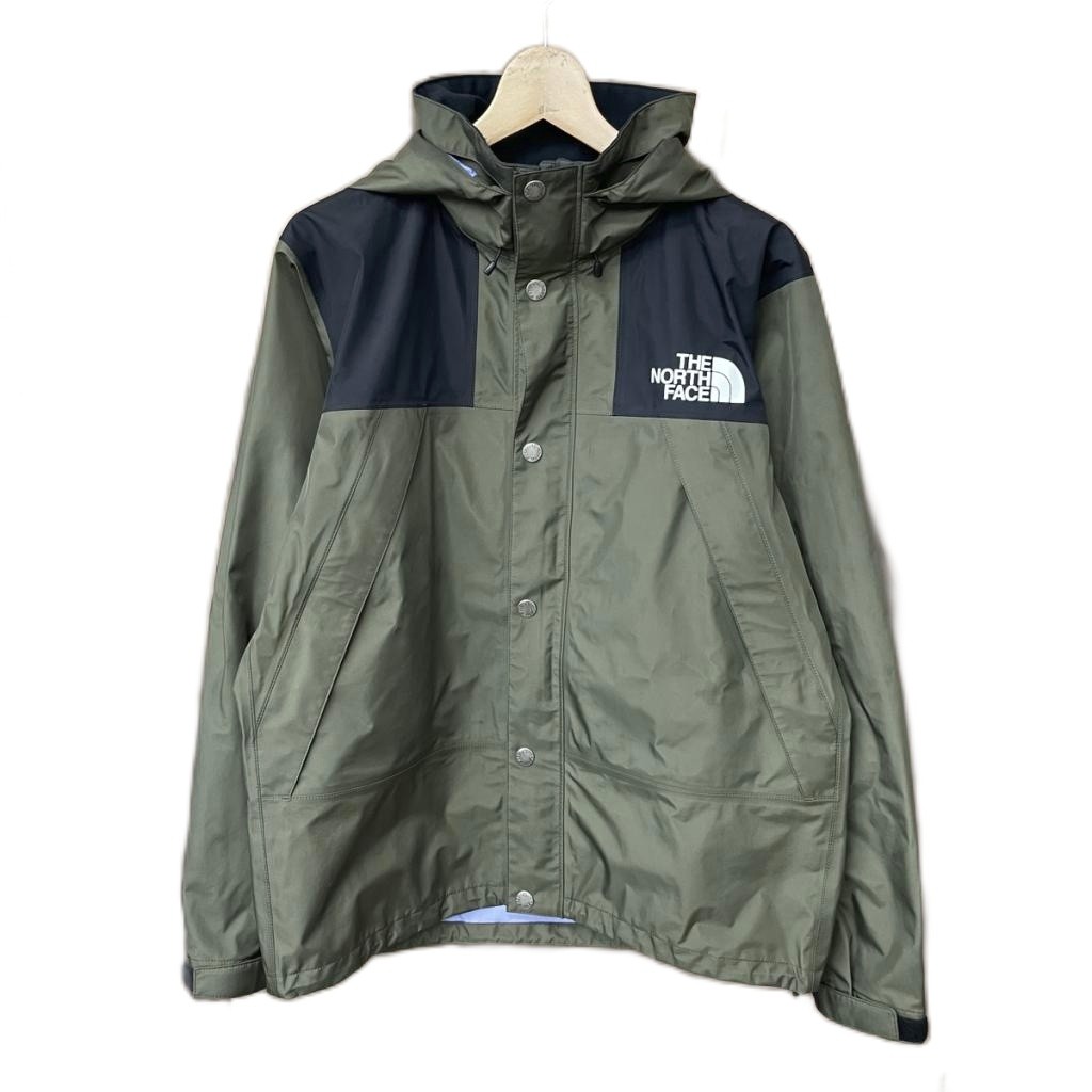 【中古】ザノースフェイス THE NORTH FACE マウンテンレインテックスジャケット お山パーカー 上衣 ナイロン ゴアテックス NP12333 M カーキ 緑であること メンズ 【ベクター 古着】 251223