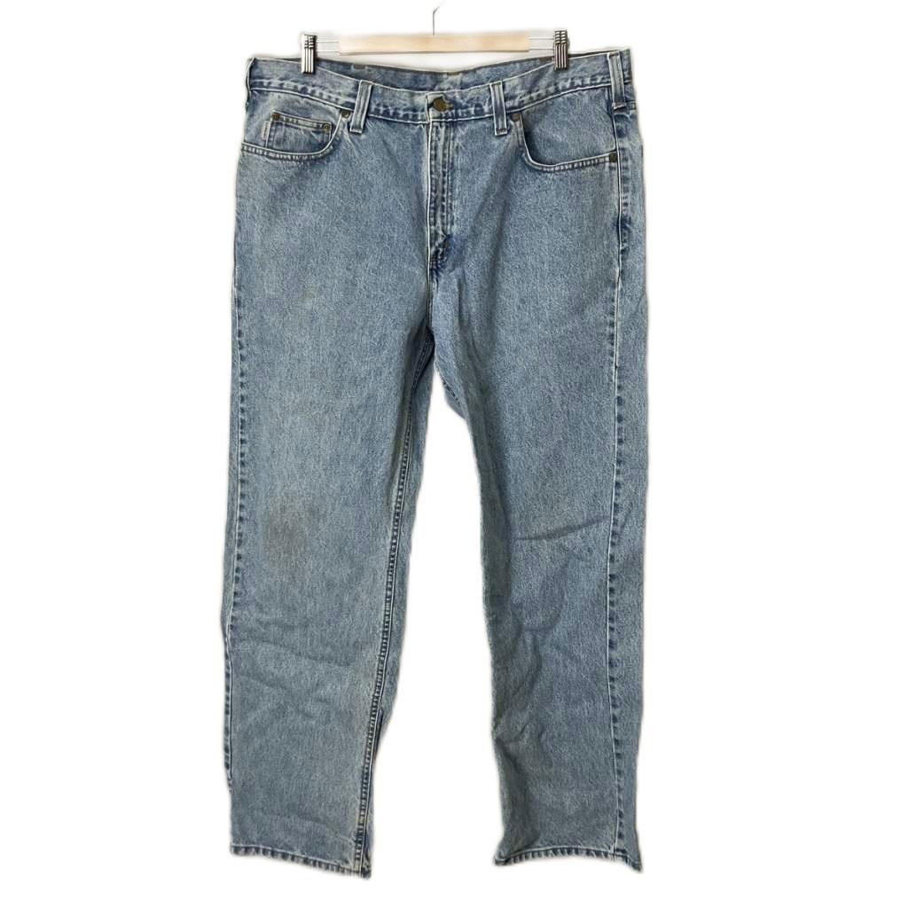 【中古】カーハート carhartt バギーデニムパンツ デニム ワイド ジーンズ 40 インディゴ メンズ 【ベクトル 古着】 260118