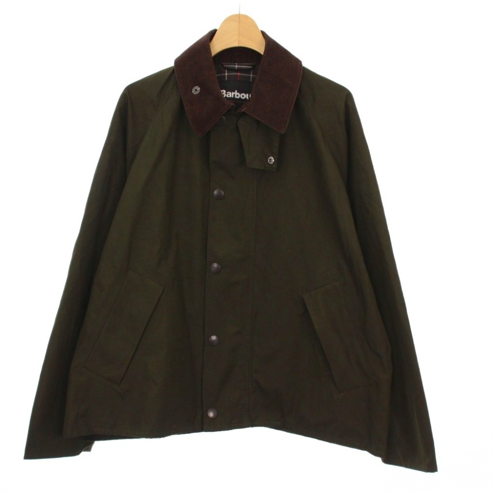 【中古】バブアー Barbour 25SS SPEY OS SLEEVE ステンカラージャケット アウター 36 カーキ 251MCAS194 /KH メンズ 【ベクトル 古着】 260308