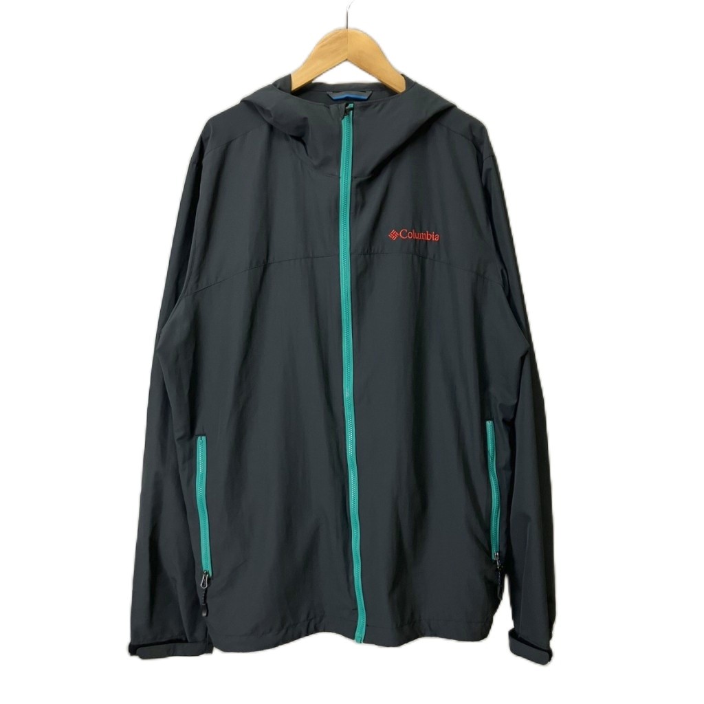 【中古】コロンビア Columbia マウンテンパーカー ジャケット フーディ アウトドア L ブラック メンズ 【ベクトル 古着】 260326