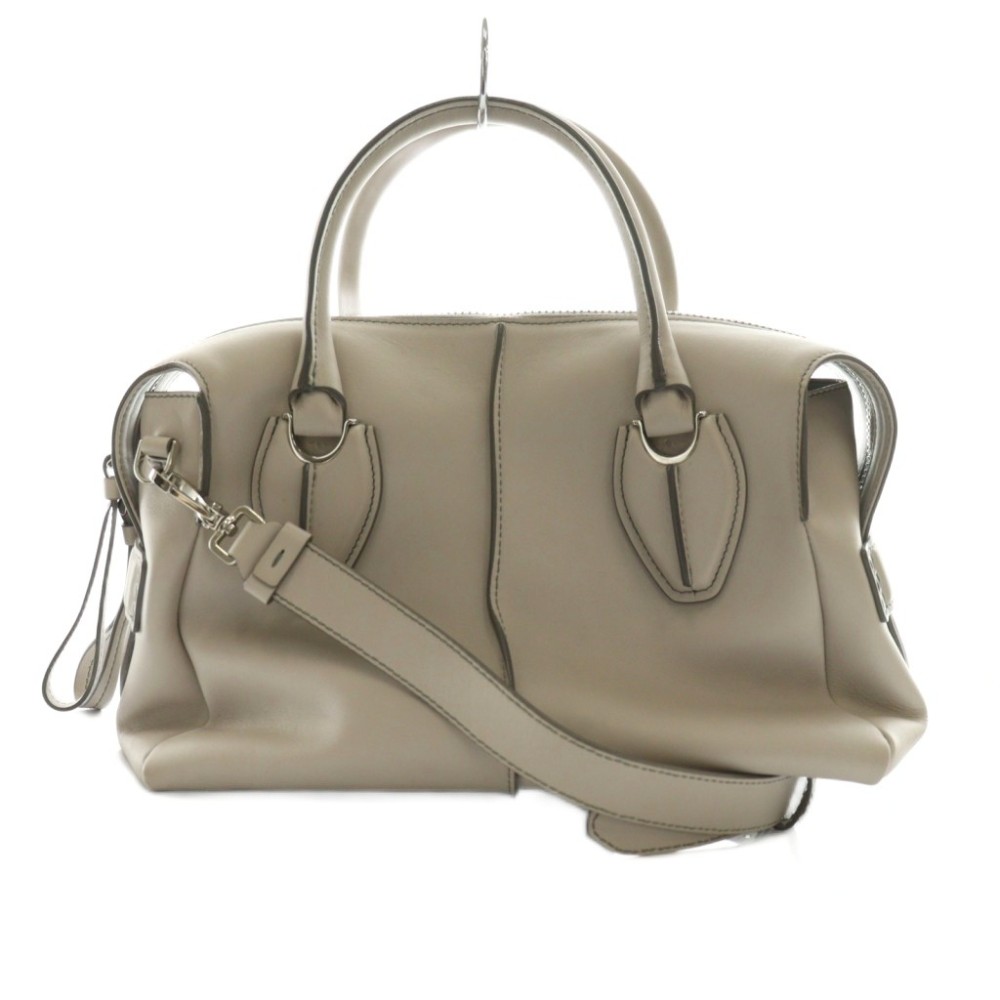 【中古】トッズ TOD'S Dスタイリング 2WAYバッグ ハンド ショルダー ベージュ/SS ■OS レディース 【ベクトル 古着】 260330