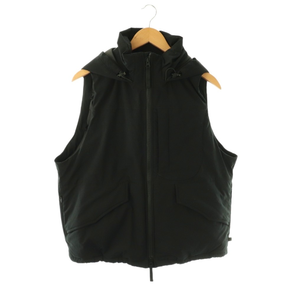 【中古】ダイワ ピアサーティナイン DAIWA PIER39 TECH PADDING MIL VEST 中綿より良い ジップアップ ボンネット S 黒いこと /DF ■os メンズ 【ベクター 古着】 260412