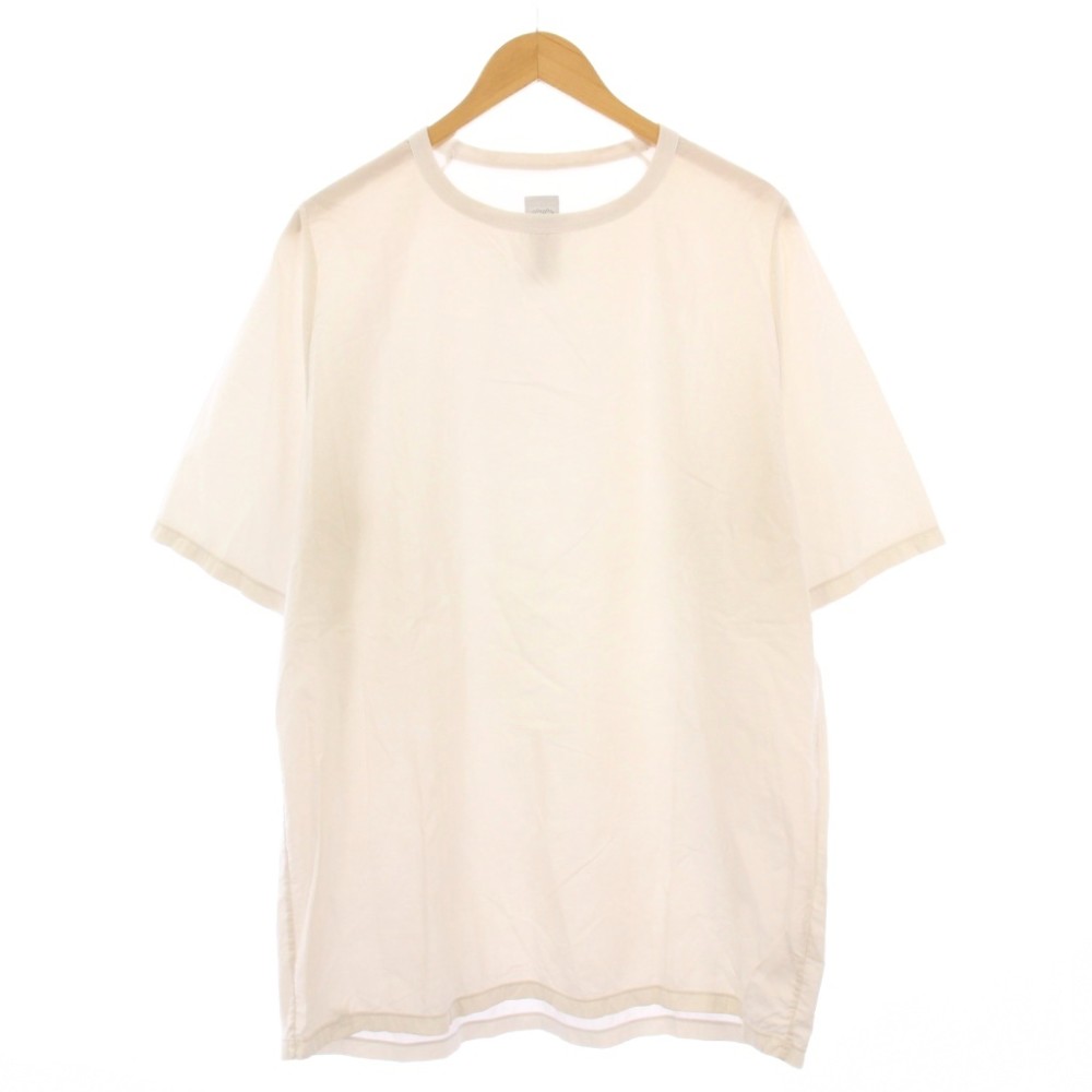 【中古】テアトラ TEATORA CARTRIDGE TEE COLD SLEEP ティーシャツ カットソー 半袖 5 白 tt-TEE-CS /KH メンズ 【ベクター 古着】 260605