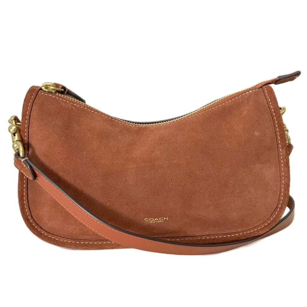 【中古】コーチ COACH ウェイバリーバッグ ショルダーバッグ スエード ブラウン CDD78 レディース 【ベクトル 古着】 260703|ブランド古着ベクトルプレミアム店