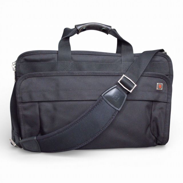 【中古】ビクトリノックス VICTORINOX ブリーフ入れもの 商行為御徒面子 多役立つこと マチ押しひろげる役立つこと付き添い人 黒いこと E0217132614 メンズ 【ベクター 古着】 260319