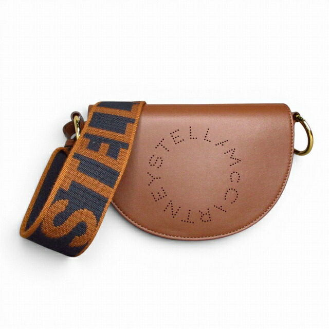 【中古】ステラマッカートニー STELLA McCARTNEY 美品 マーリー ロゴタイプ御徒面子 Marlee Logo Bag ショルダーバッグ 桂皮 赤銅色系 E05080326242 レディース 【ベクター 古着】 260522