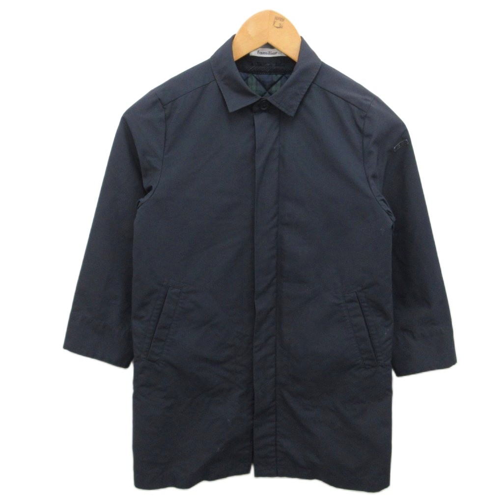 楽天市場】【familiar】ファミリア チェック ウールコート 赤 120cm