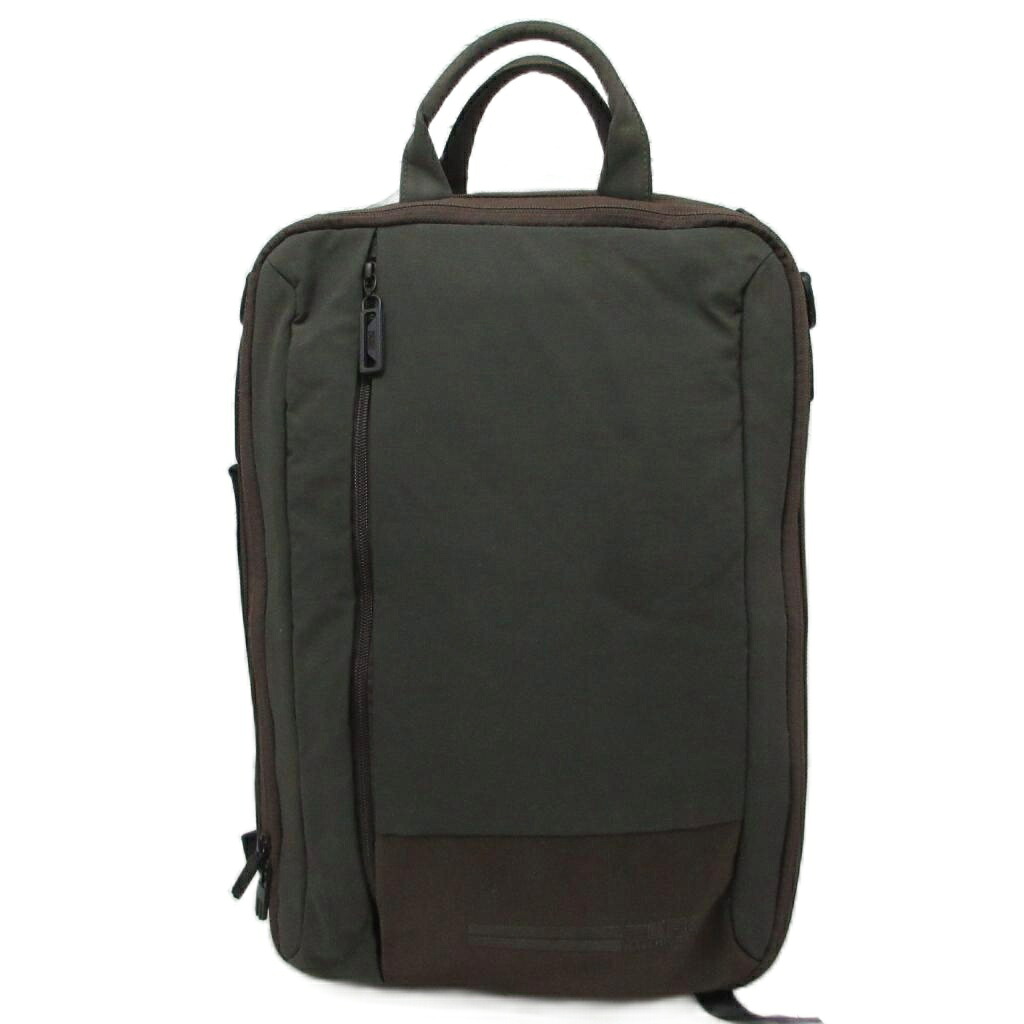【中古】ゼロハリバートン ZERO HALLIBURTON デイパック ビジネスバックパック リュックサック バッグ カーキ ■IBO91 メンズ 【ベクトル 古着】 260312