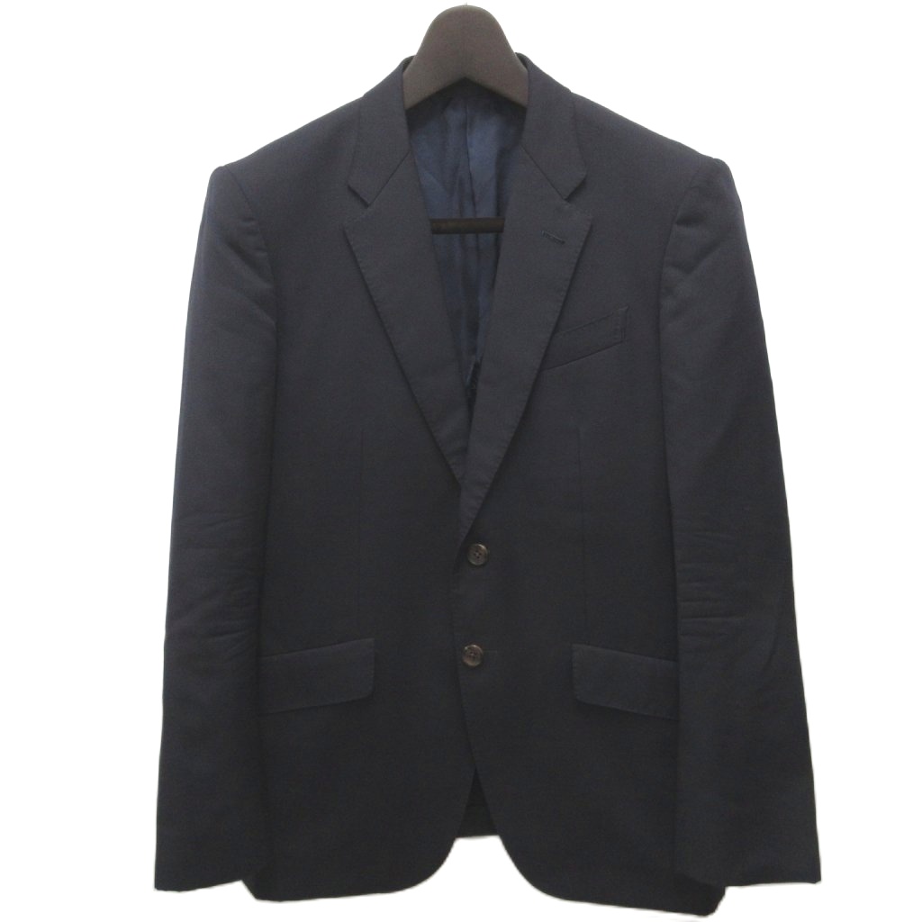 【中古】極点スミス寄せあわせ PAUL SMITH COLLECTION テーラードジャケット スポーツジャケット シングル 2B 羊毛 側面ベンツ M 黒 黒いこと パソコン-ST-67350 メンズ 【ベクター 古着】 260429