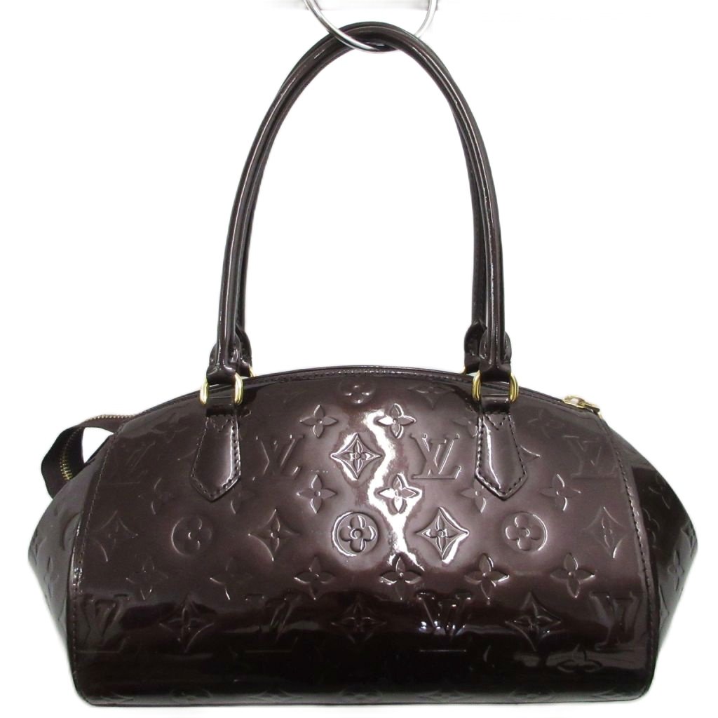 【中古】ルイヴィトン LOUIS VUITTON シャーウッドPM M91493 モノグラム ハンドバッグ ショルダー セミショルダー 総柄 ロゴ こげ茶 ☆AA★ 【ベクトル 古着】 260708|ブランド古着ベクトルプレミアム店