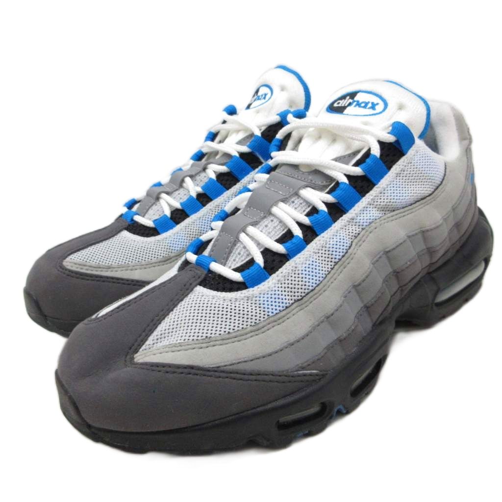 【中古】ナイキ NIKE Air Max 95 "Crystal Blue" エアマックス95 スニーカー シューズ ローカット 28cm グレー AT8696-100 メンズ 【ベクトル 古着】 260712｜ブランド古着ベクトルプレミアム店