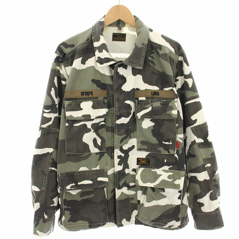 楽天市場】WTAPS 21ss JUNGLE 01 LS/COTTON .TWILL.CAMO Lサイズ