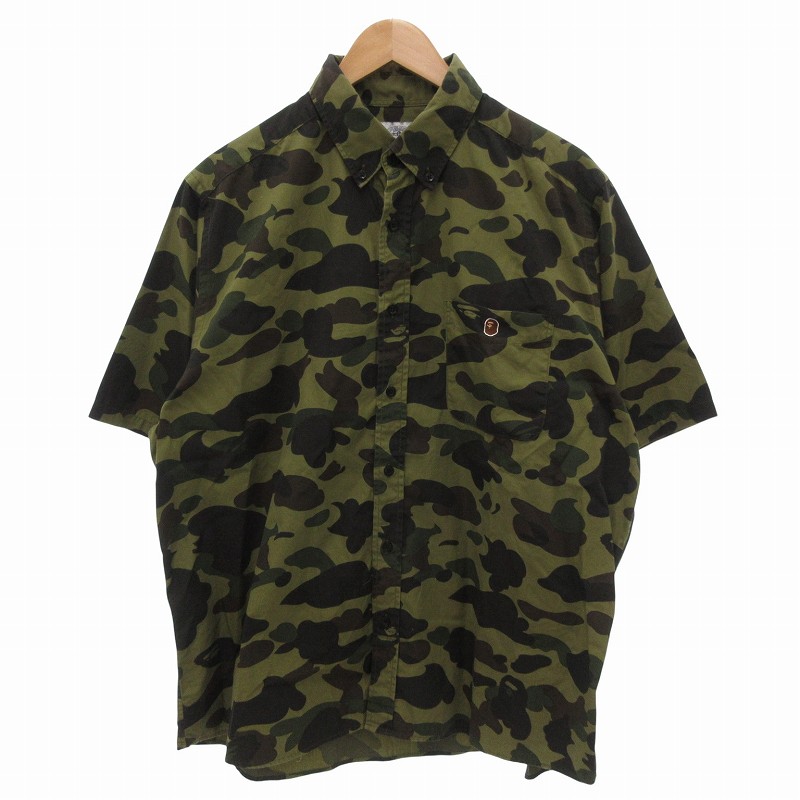 楽天市場】A BATHING APE カモフラ柄シャツ Mサイズ マルチカラー 迷彩