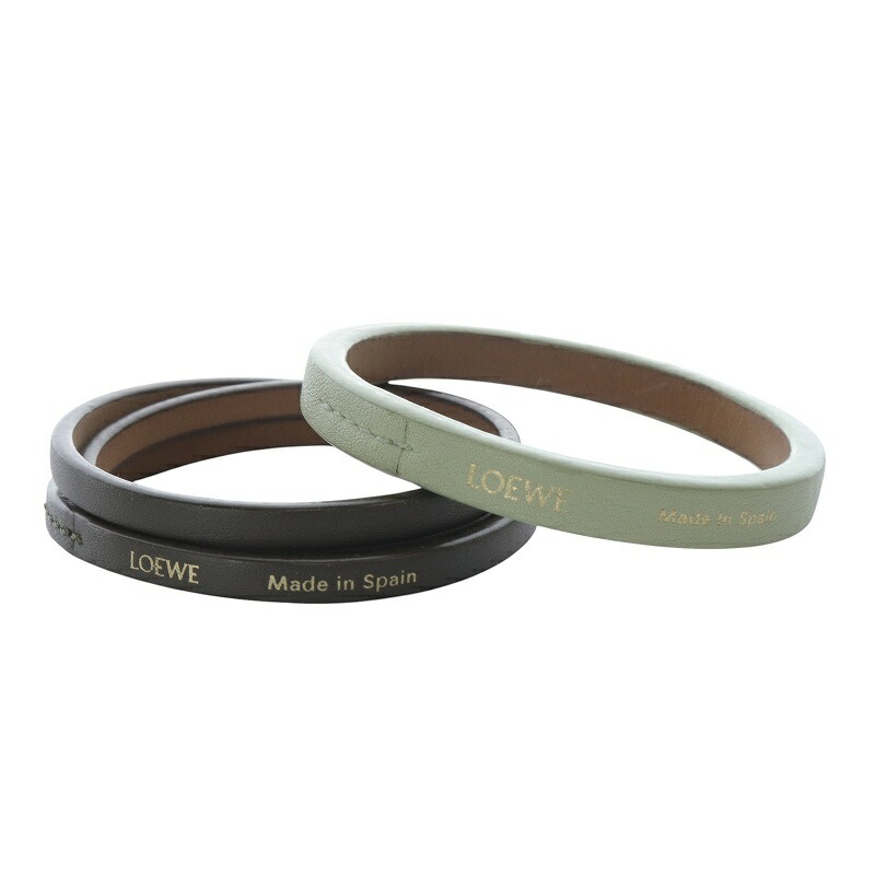 楽天市場】LOEWE ダブル バングル セット J242240X42 Deep Red/Warm