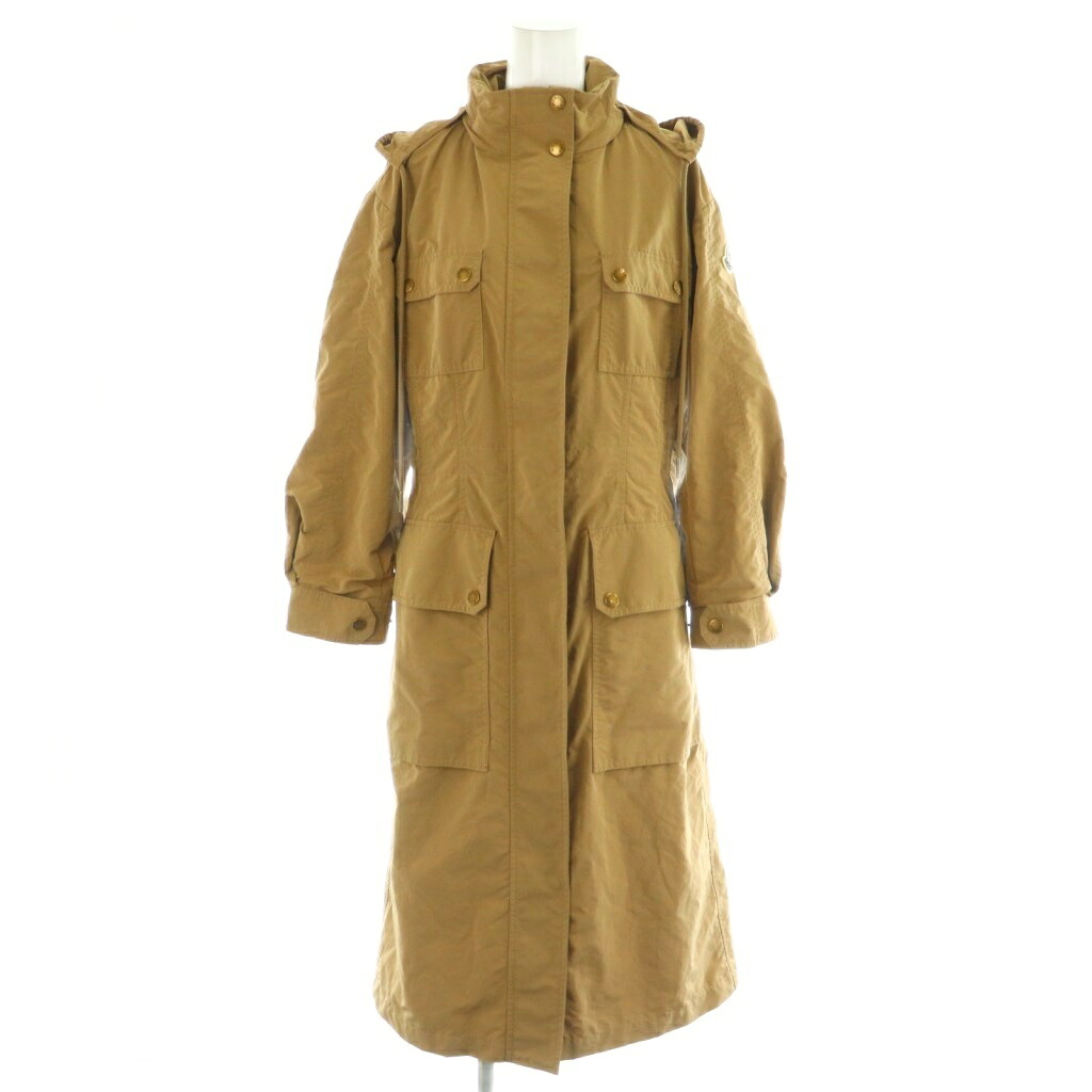 【中古】モンク軌跡 MONCLER UNITED ARROWS取りまわし NANTES ロング パーカー 厚地の外套 上衣 上衣 0 S ベージュ K10931C00011 /NR ■os レディース 【ベクター 古着】 251023