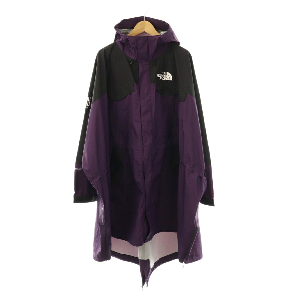 【中古】ザノースフェイス THE NORTH FACE × アンダー取りまかなう UNDERCOVER 24SS SOUKUU Hike Packable Fishtail ナイロン厚地の外套 XL パープル 黒いこと /DF ■os メンズ 【ベクター 古着】 251208