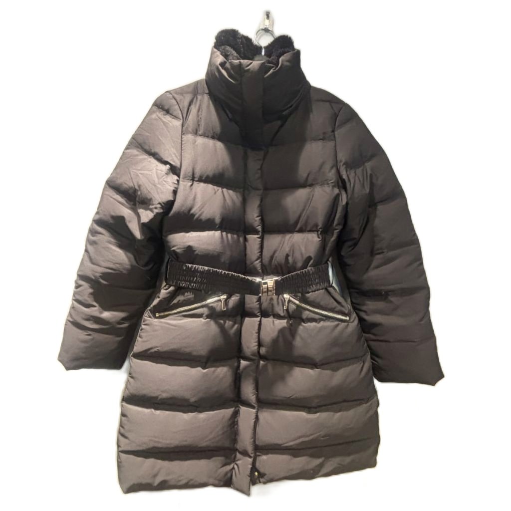 楽天市場】ZARA【ザラ】ダウン コート アウター フェイク レザー 合皮