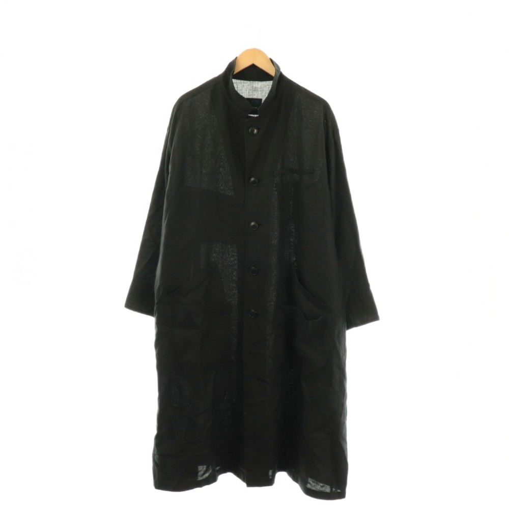 【中古】ヨウジヤマモト YOHJI YAMAMOTO REGULATION ヘンプアトリエコート 2 ブラック /DO ■OS レディース 【ベクトル 古着】 260309