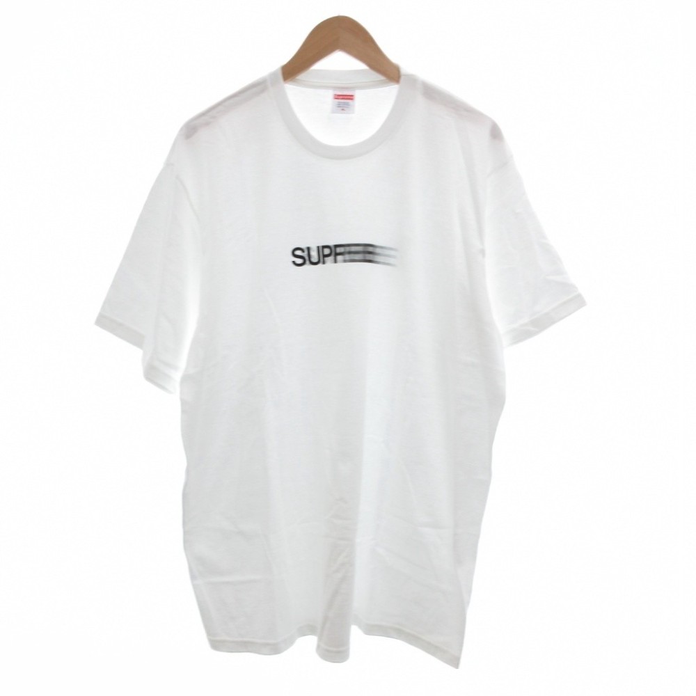 【中古】シュプリーム SUPREME Motion Logo Tee ティーシャツ 半袖 ロゴタイプ XL 白 白いこと /JS ■GY42 メンズ 【ベクター 古着】 260310