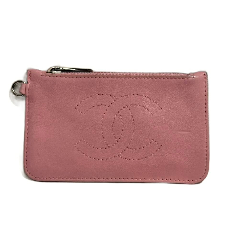【中古】シャネル CHANEL コインケース 車寄せ ココマーク サクラ色 レディース 【ベクター 古着】 260331