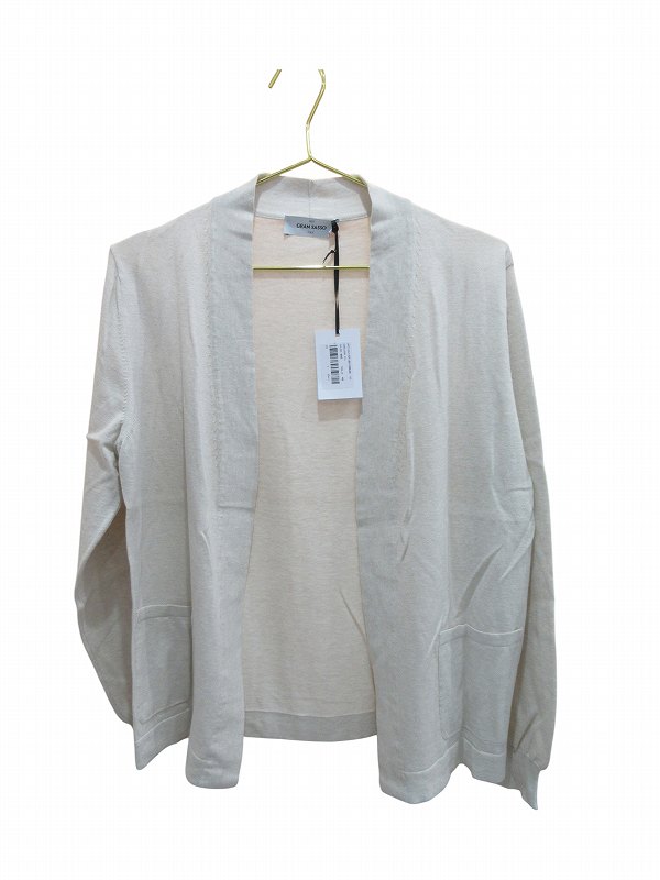 【中古】未使用品 グランサッソ GRAN SASSO セーターカーディガン メンズ 【ベクトル 古着】 260308