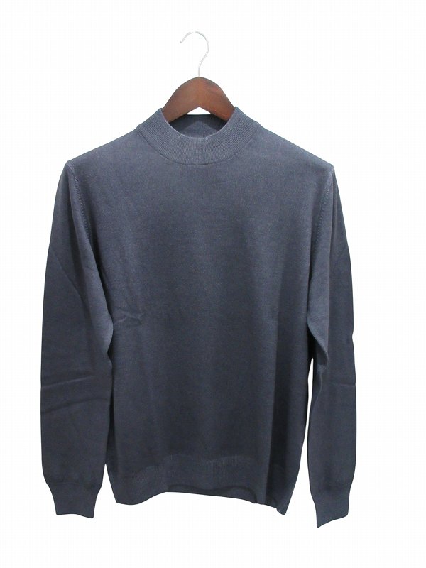 【中古】未使用品 グランサッソ GRAN SASSO モックネックセーター メンズ 【ベクトル 古着】 260313|ブランド古着ベクトルプレミアム店