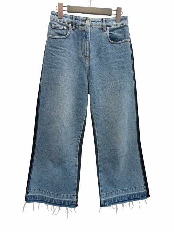 【中古】エムエスジーエム MSGM ジーンズ デニム インディゴブルー バイ色つや 38大きさ レディース 【ベクター 古着】 260517
