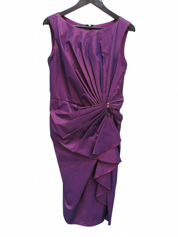 【中古】タダシショージ TADASHI SHOJI フォーマル 衣裳 御召しもの パープル 4大きさ レディース 【ベクター 古着】 260603