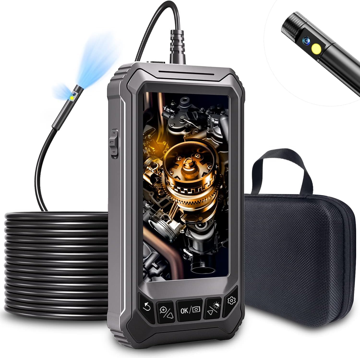 楽天市場】ファイバースコープカメラ 超ロング20m 交換用 防水 カメラ