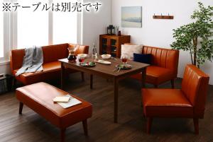 【誰でも全品ポイント5倍★30日20時-】モダンデザインレザーソファ リビングダイニングセット 4点セット(2Pソファ1脚+アームソファ1脚+1Pソファ1脚+ベンチ1脚) 左アーム｜収納付きベッド専門店 VEGA＆EVER 53,399円