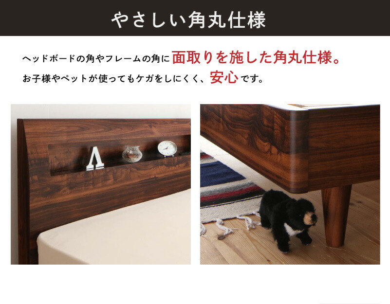 ロングセラーすのこセミダブルセミダブルベッドマットレスベッド下マットレスベッドベッド北欧ナチュラルモダン並べて並べる木製木製ベッドプレミアムポケットコイル