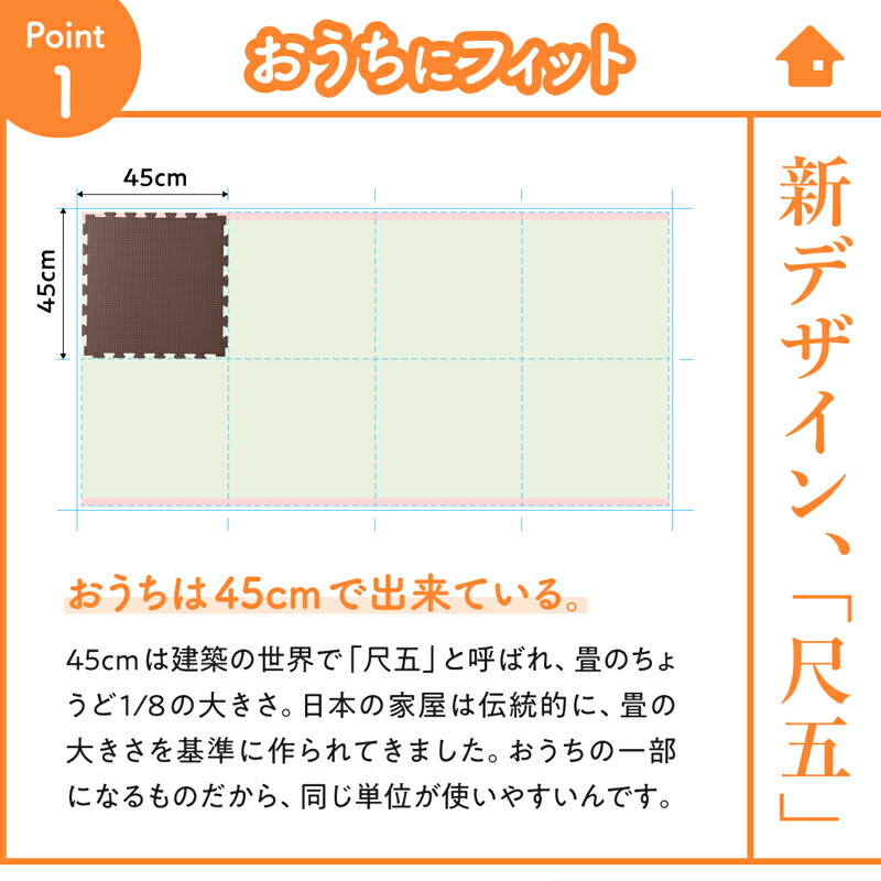 ジョイントマットジョイントマットカーペットラグ大判厚手ノンホルム抗菌防臭200×250250×250正方形防音床暖房対応おしゃれ洗えるベビーフロアマット子供プレイマットペット45cm18mm36枚4.5畳
