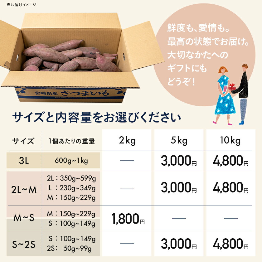 さつまいも 紅はるか 2kg 5kg 10kg 送料無料 熟成 さつま芋 訳あり じゃない サツマイモ 箱買い 大量 お買い得 詰め合わせ 国産 都城市 べにはるか 土付き ギフト 生芋 16週連続1位【※2L~Mサイズのみ11月以降お届けの先行受付】