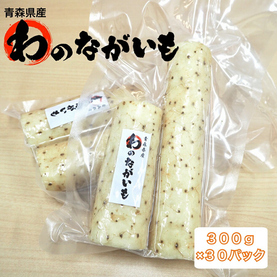 送料無料 ながいも 300g 30パック 青森県産 国産 やまいも やまといも とろろ 有機 有機肥料 産地直送 まとめ買い Andapt Com