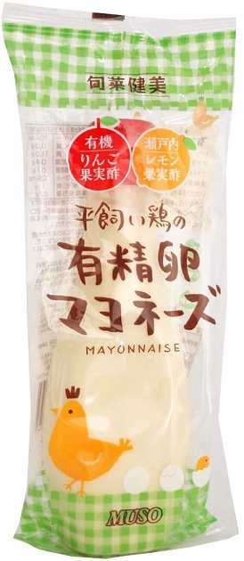 ムソー 平飼い鶏の有精卵 マヨネーズ 岐阜県産有精卵使用 290ｇ 30本　父の日｜ベジタブルハート
