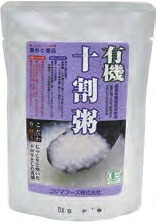 コジマフーズ 有機十割粥(白粥) 200g 40パック|ベジタブルハート