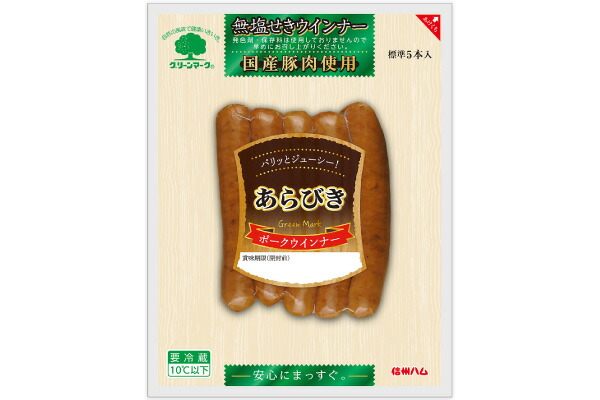 信州ハム国産ポークウィンナー　100ｇ 6個　父の日
