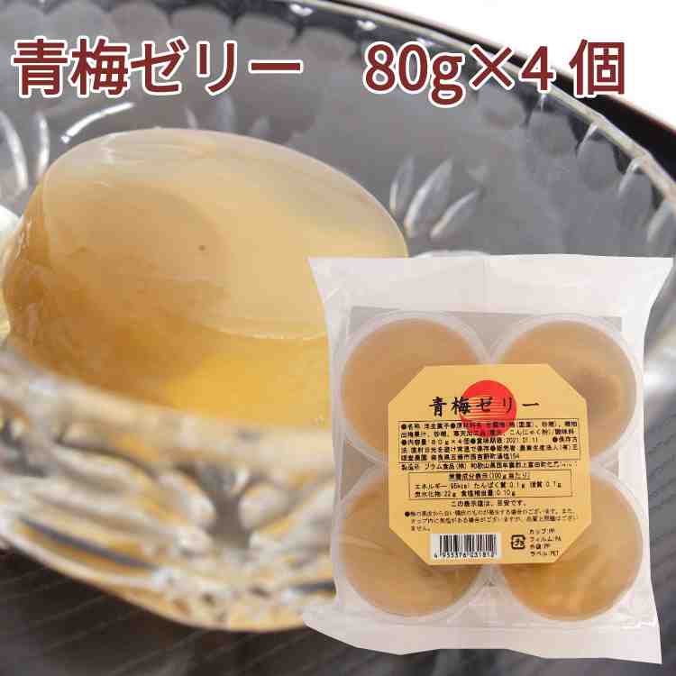 王隠堂農園 青梅ゼリー（80ｇ×4個入）×10パック　父の日