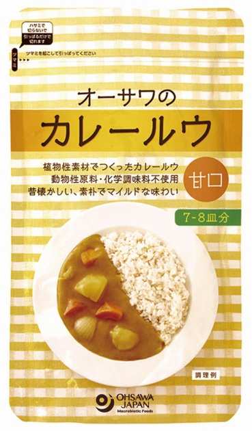 オーサワ オーサワのカレールウ（甘口） 160g　12パック　手づくりカレー｜ベジタブルハート 9,863円