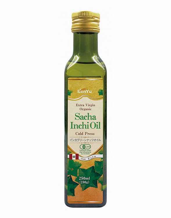 健友交易 オーガニック サチャインチオイル(インカグリーンナッツオイル) 230g(250ml) 4本