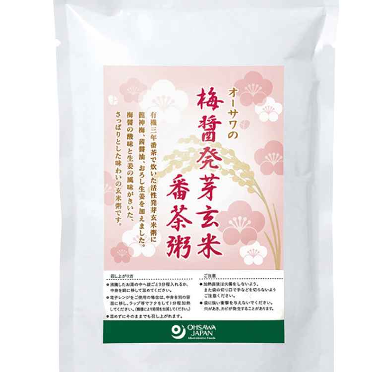 オーサワの梅醤発芽玄米番茶粥 200g× 40袋